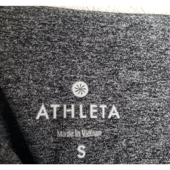 Athleta gray cropped workout exercise leggings size small - Picture 5 of 8